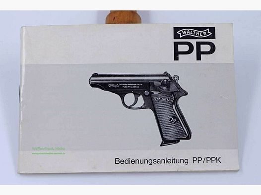 Walther - Ulm Instrukcja obsługi, oryginalny model PP / PPK