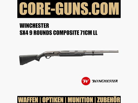 WINCHESTER SX4 9 Rounds Composite 12/76 71cm - Selbstladeflinte	 LL71 CM SLF