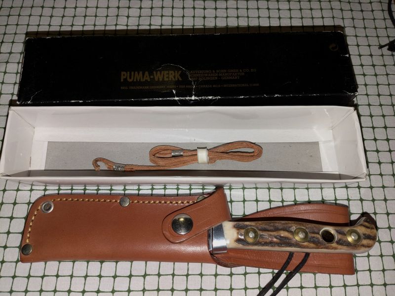 Puma Skinner Jagdmesser Jäger Messer Jagd Nummerngleich