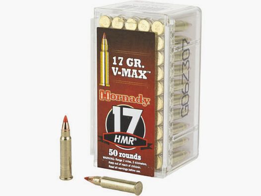 17 HMR Hornady RIMFIRE VARMINT EXPRESS® AMMUNITION 17 gr V-MAX® VE50
