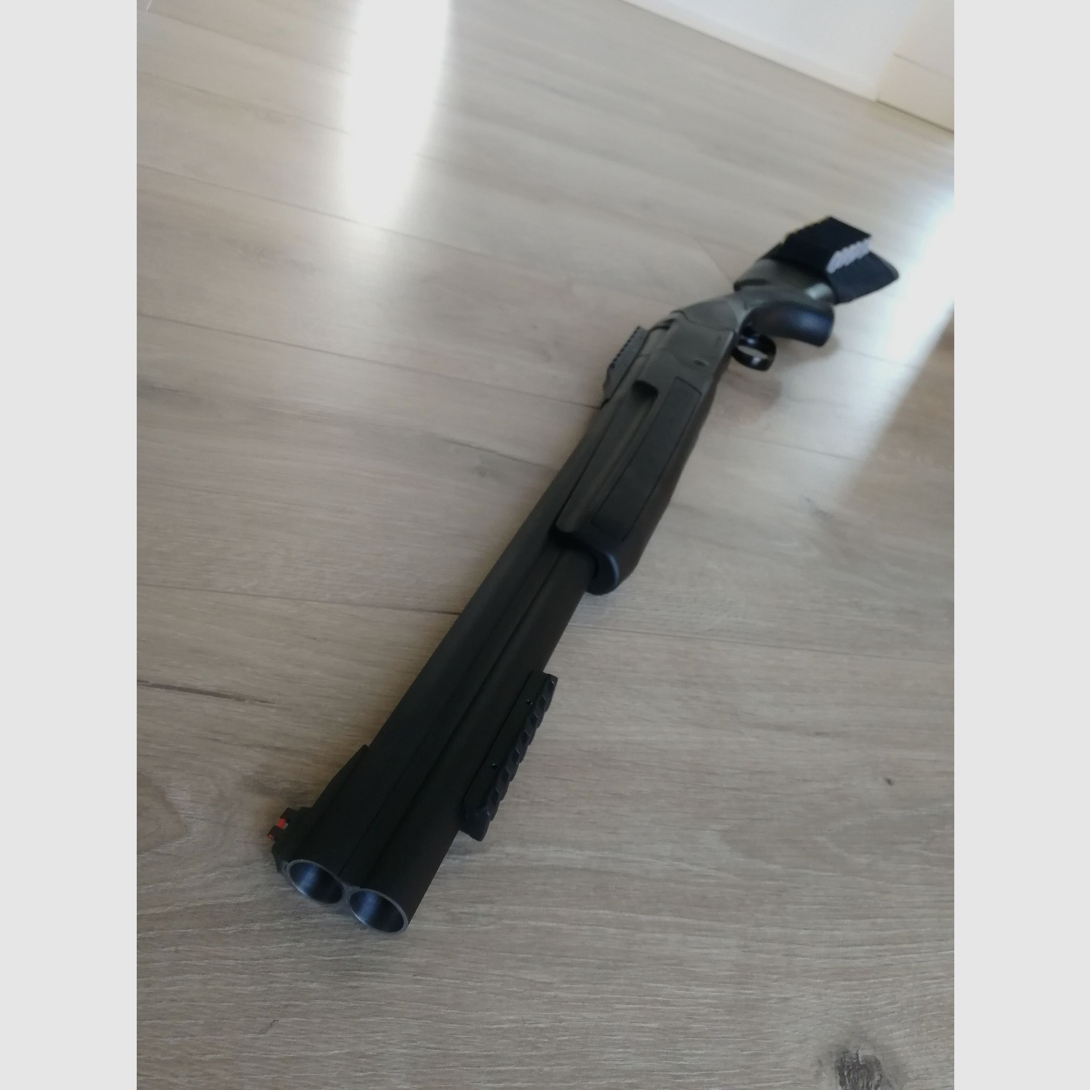 Bockdoppelflinte Bockflinte Kaliber 12/76 KHAN ARMS A-TAC Schrotflinte 51cm Tactical Picatinny Jagd Sport Defense *NEUwertig*