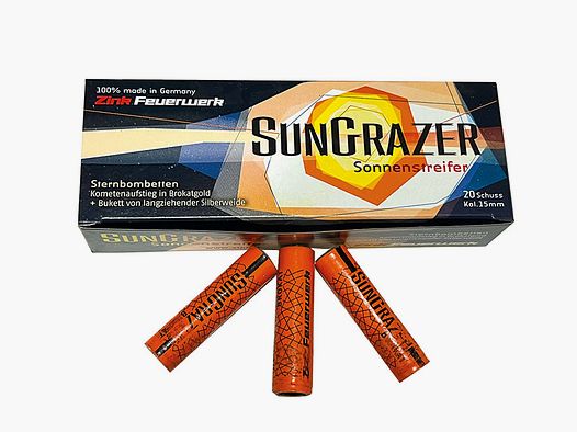Bombetas de estrella Sun Grazer 15mm 20 uds.