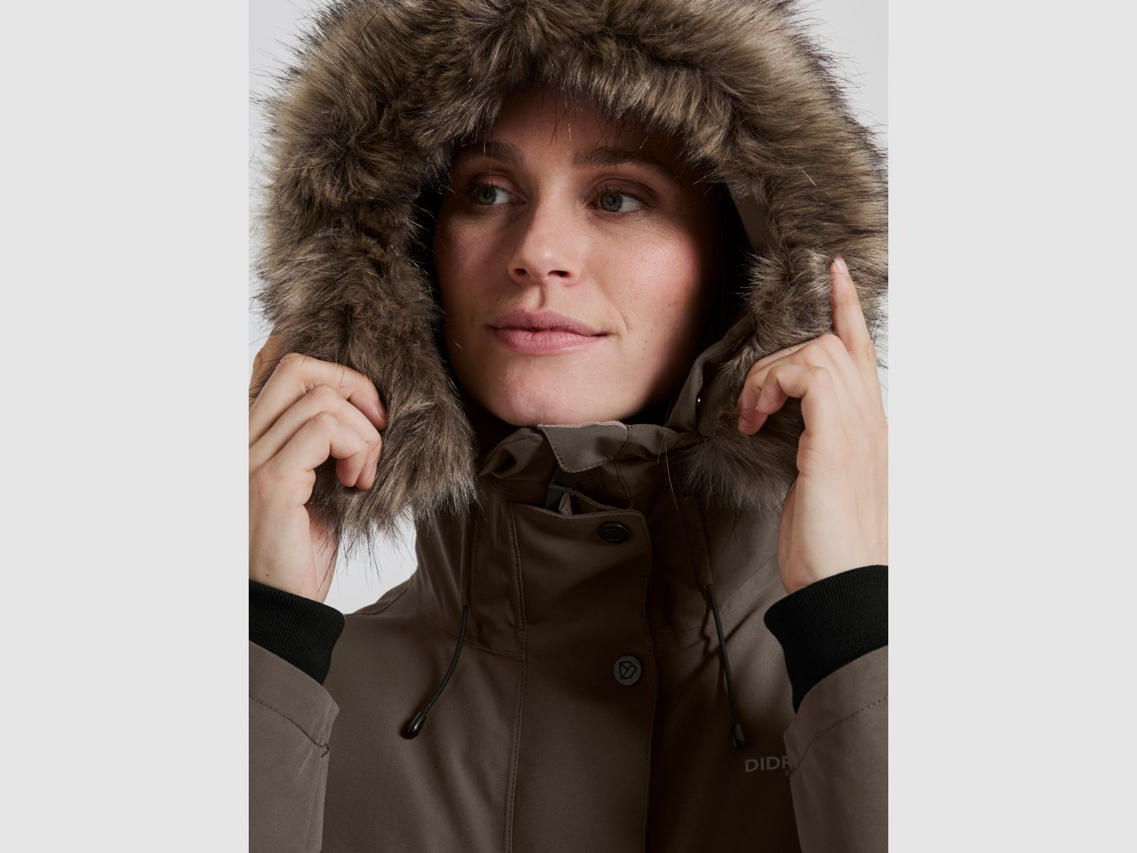 DIDRIKSONS Erika Damen Parka 3 Mocha Brown