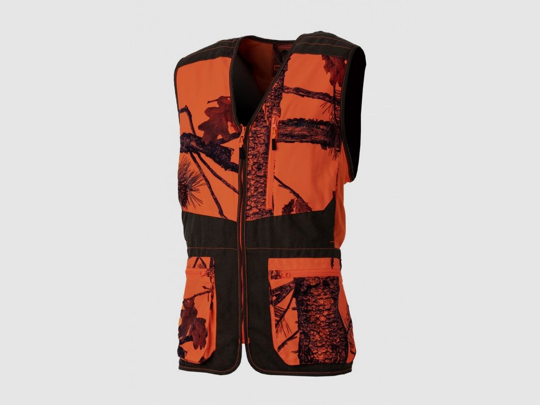 Classy Camouflage Vest Orange/Brown