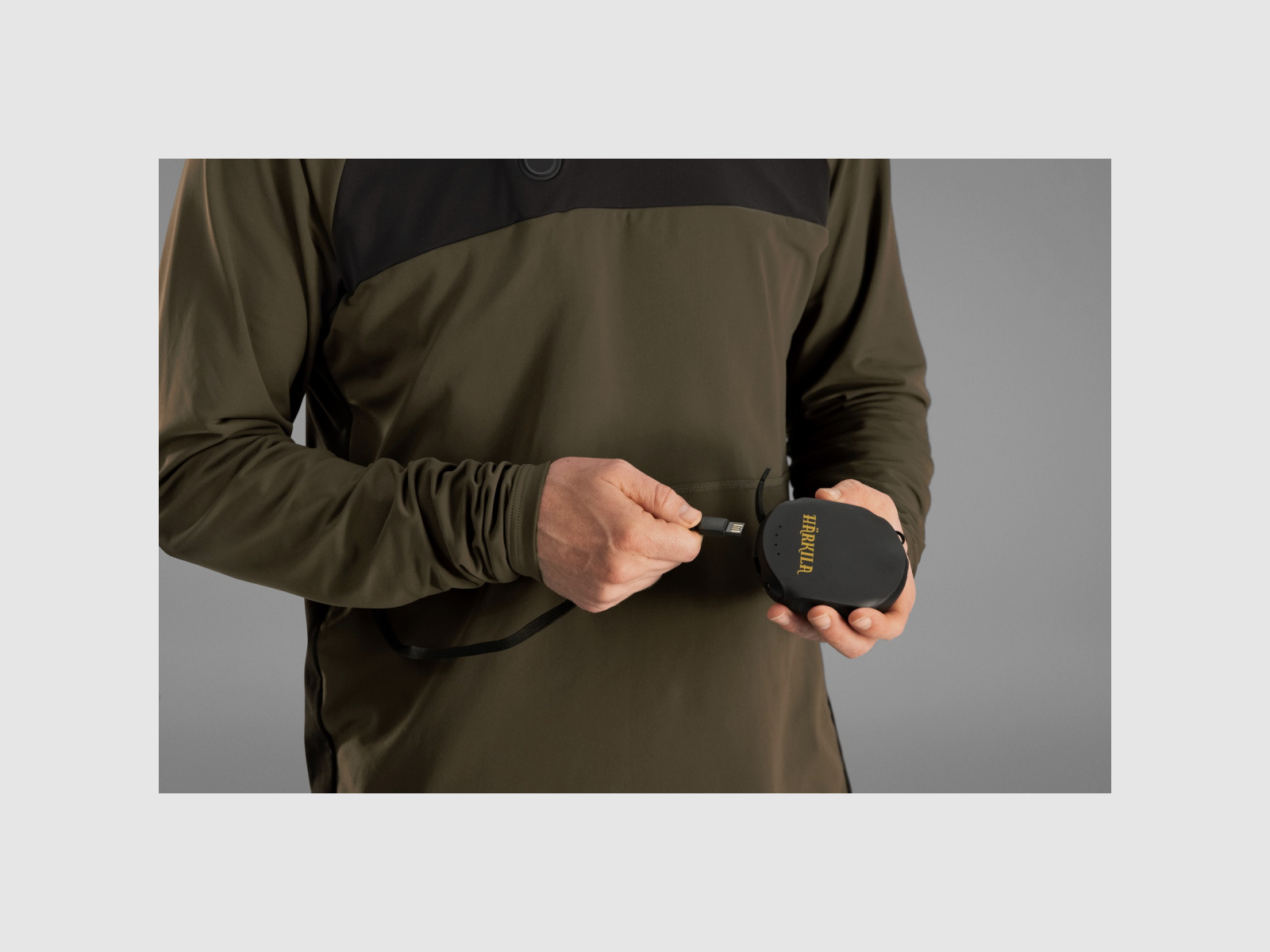 HÄRKILA Heat camiseta térmica Willow Green/Black