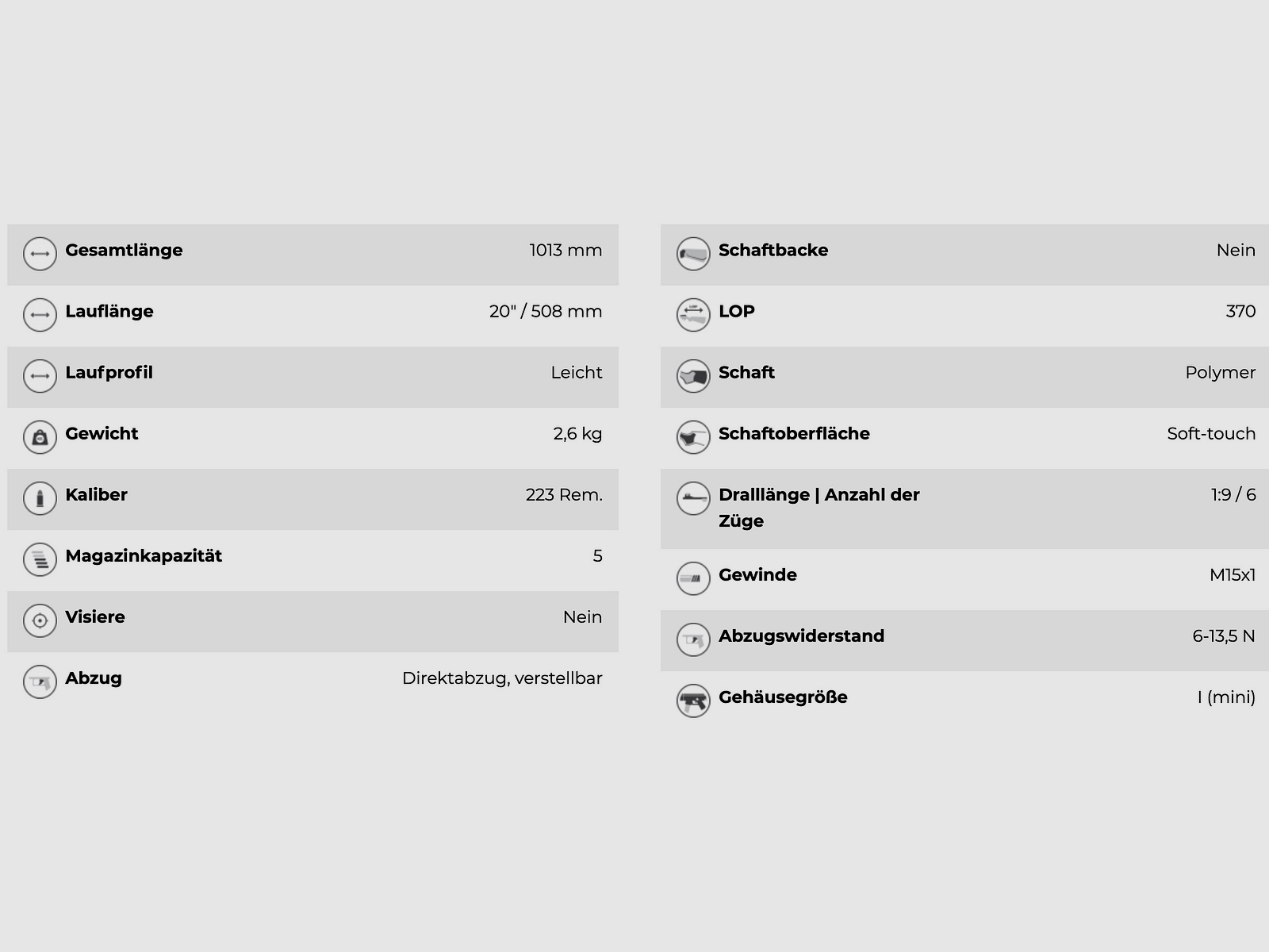 CZ 600 Ergo karabinek powtarzalny .223 Rem. regulowany spust bezpośredni Dural łoże z otworami