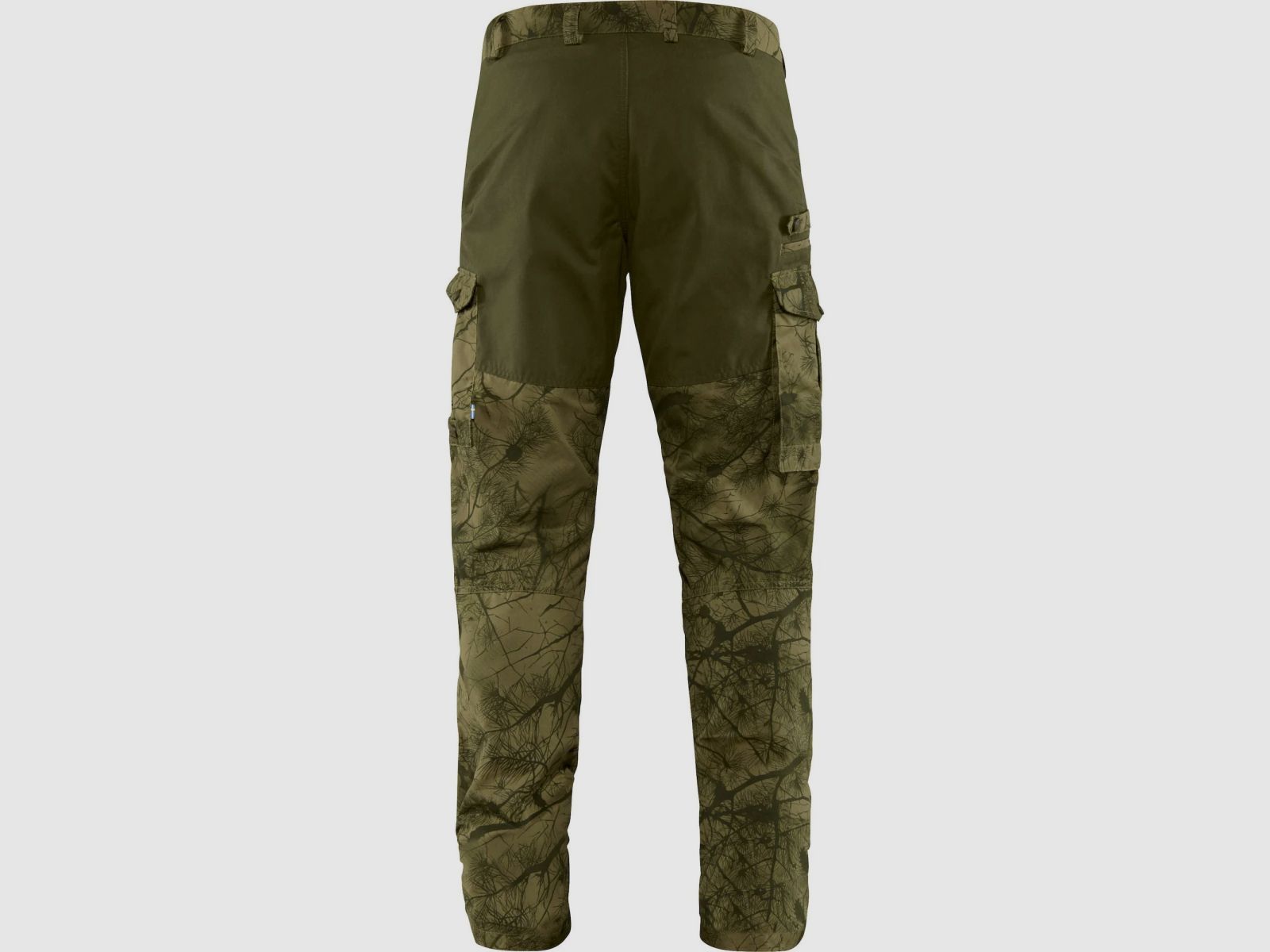 Pantalones de caza FJÄLLRÄVEN Barents Pro M Camuflaje Verde / Bosque Profundo