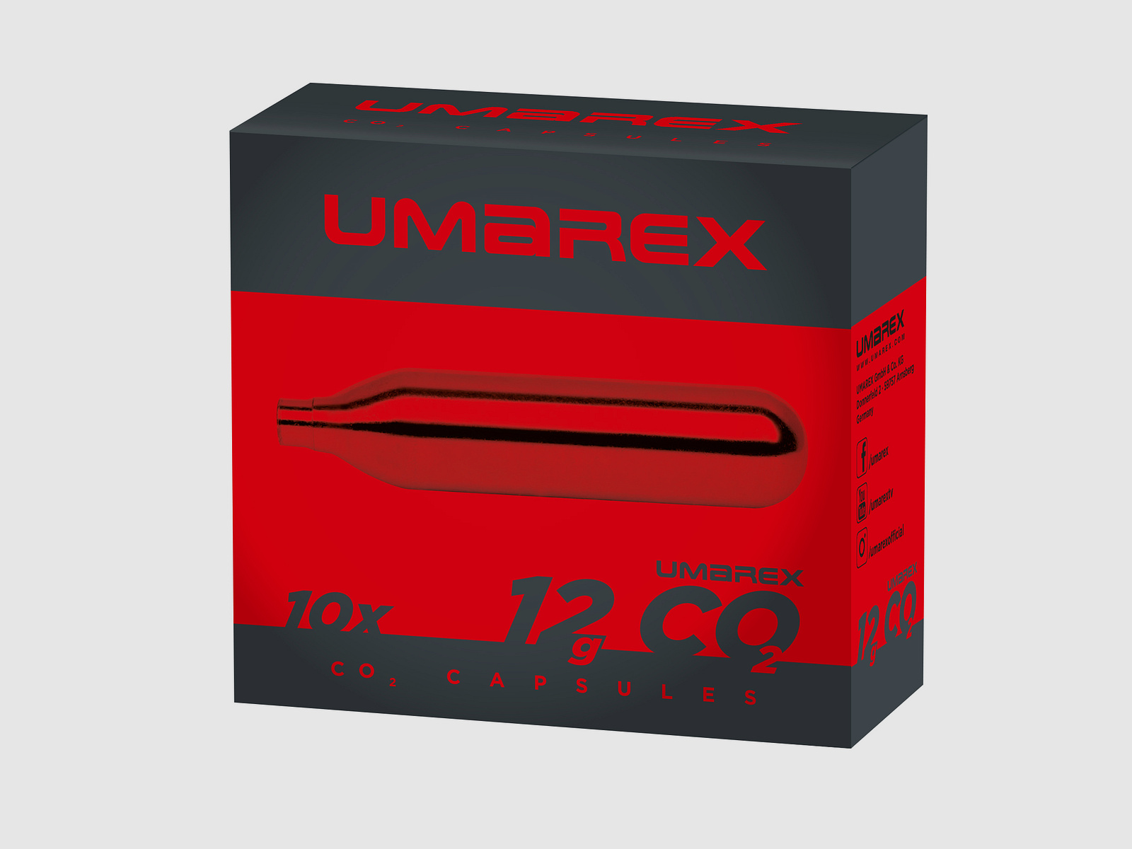 Umarex CO2 Kapseln - Inhalt: 10 x 12 g