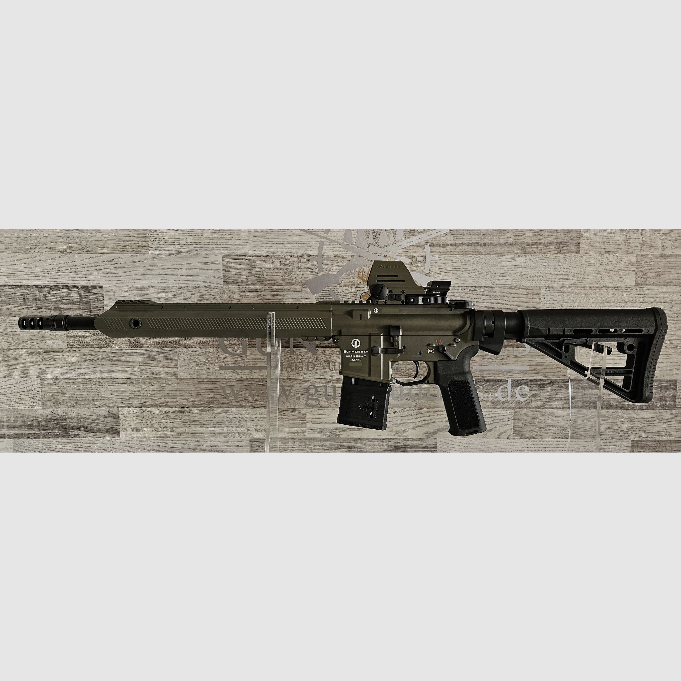 Schmeisser AR15 M4FL Sport OD Green 14,5" .223Rem. im Set mit Zieloptik - versandkostenfrei ! - Neuware vom Fachhandel