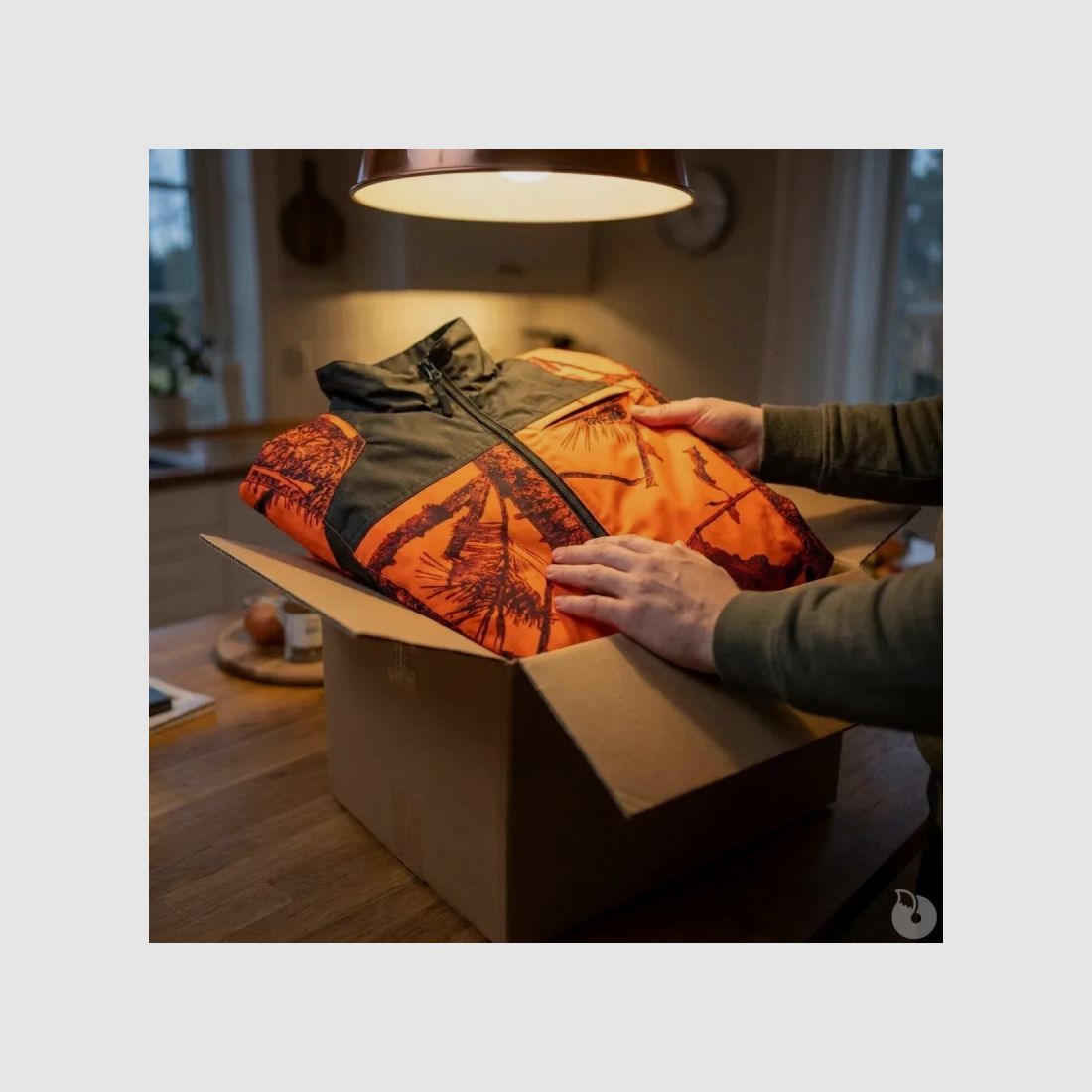 Treeland Maquisard Jacket orange camo forest - M to 3XL, image 5 of 9
