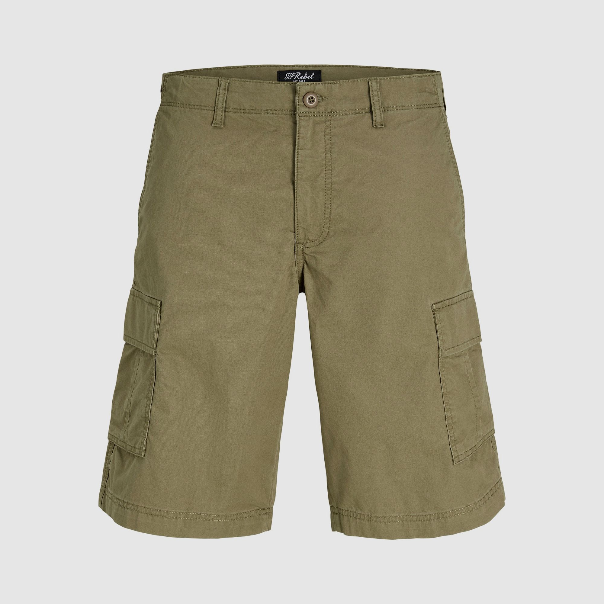 JJ Rebel Cory Cargo Shorts Olive Green XL