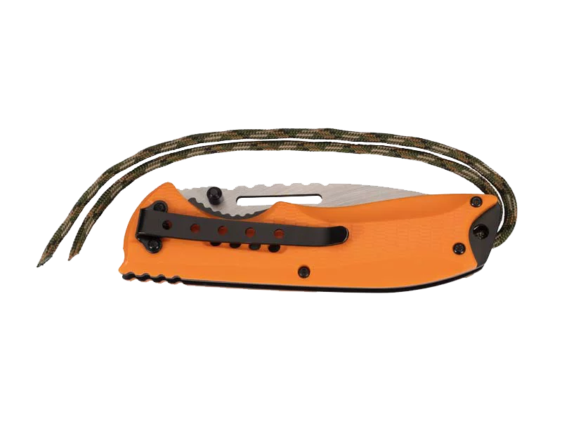 Coltello a una mano Herbertz verde-arancio, immagine 2 di 2