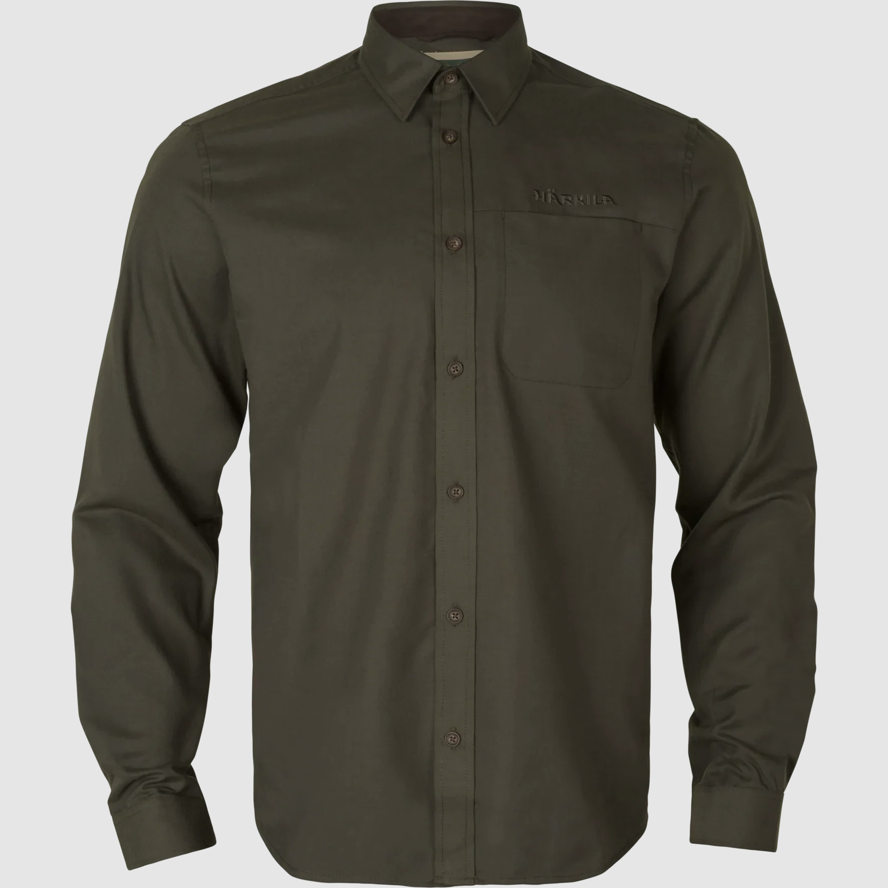 Härkila Langarmshirt Herr Willow green 3XL
