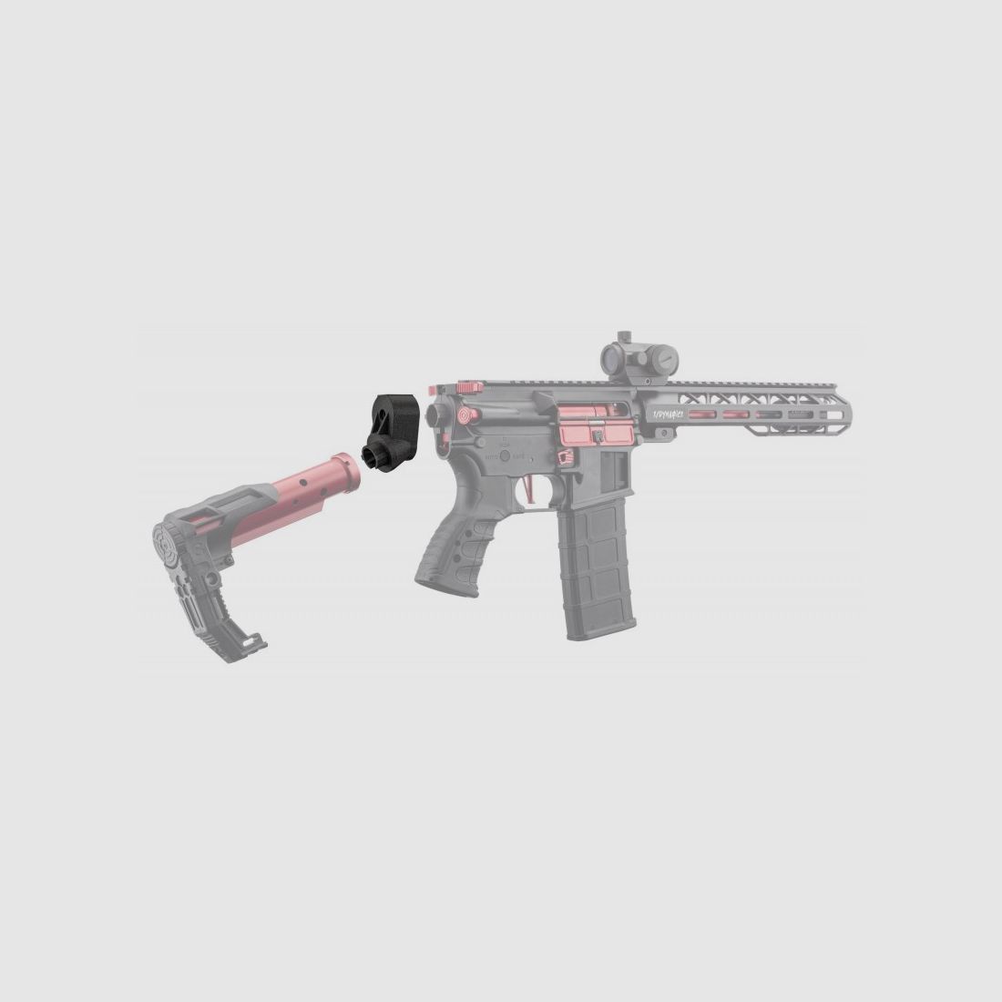 Drop Stock Adapter 20° für M4 AEG
