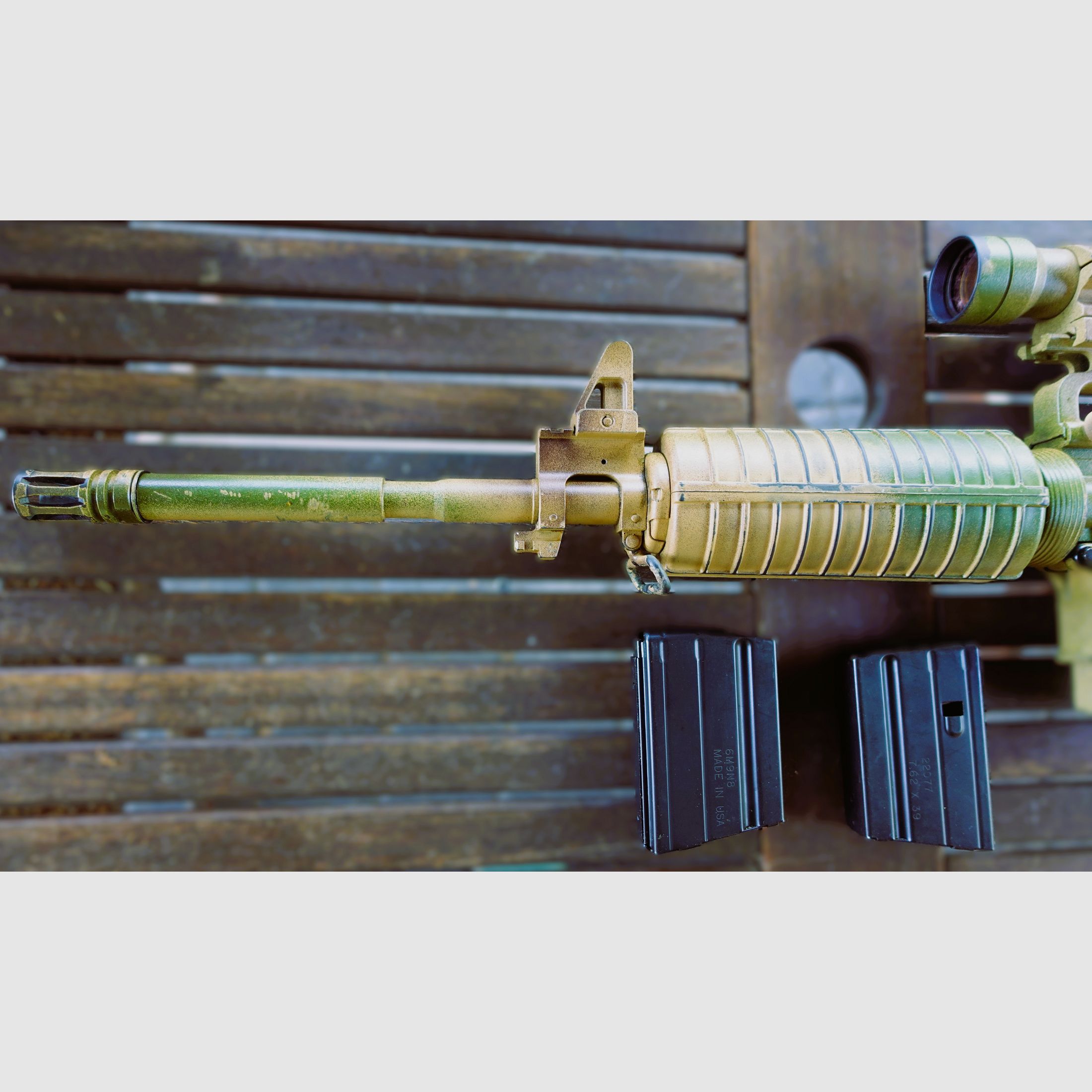 Windham 7,62×39 AK SRC AR15 in 7,62x39 mit Aimpoint 9000 Blood Diamond