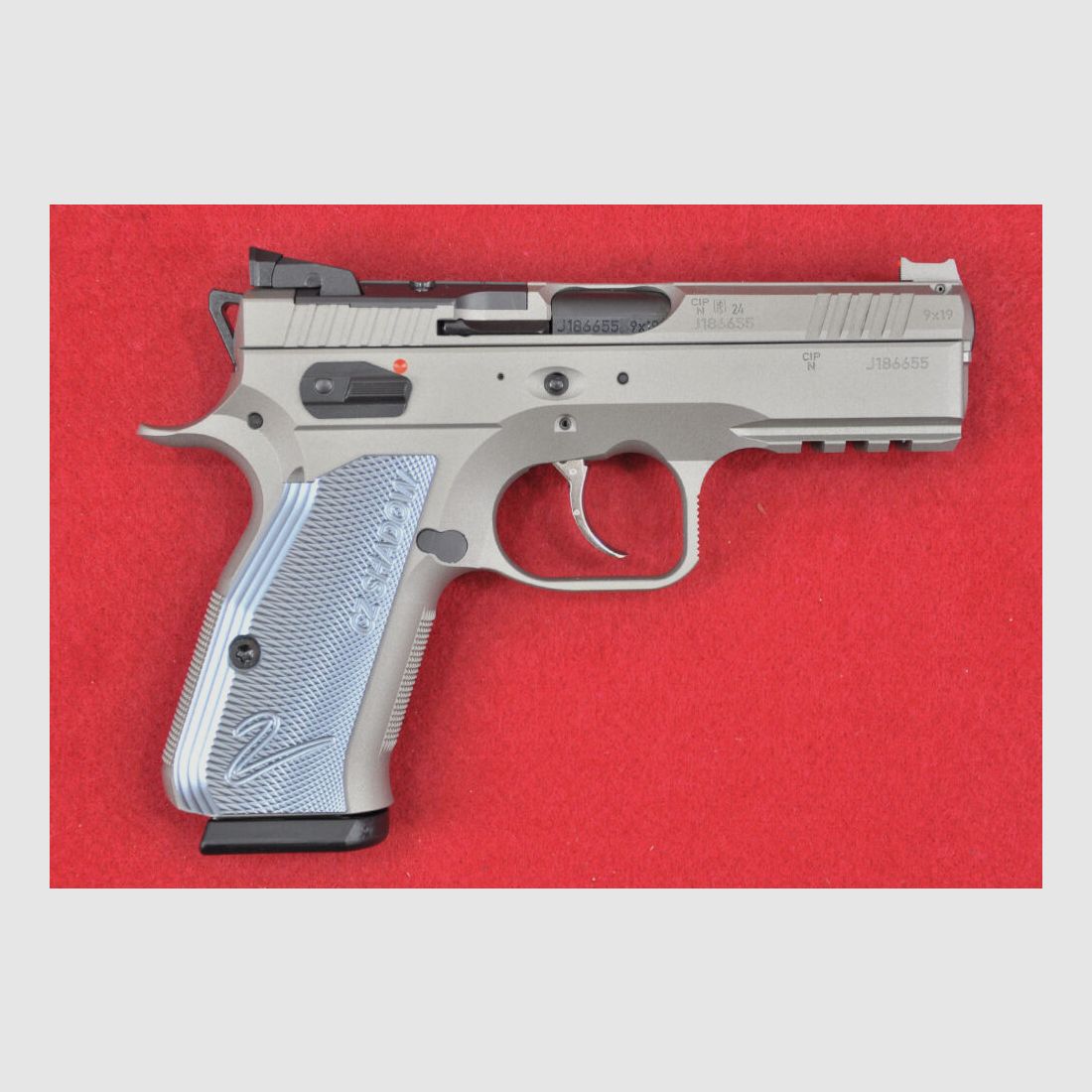 CZ Shadow 2 Compact Titan Zilver OR 9mm Luger