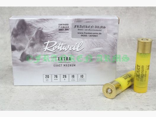Rottweil Extra Exact Magnum 20/76 26g 10 Stück Staffelpreise