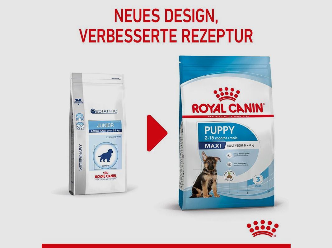 ROYAL CANIN Große Hunde Trockenfutter Maxi Welpen 15 Kg