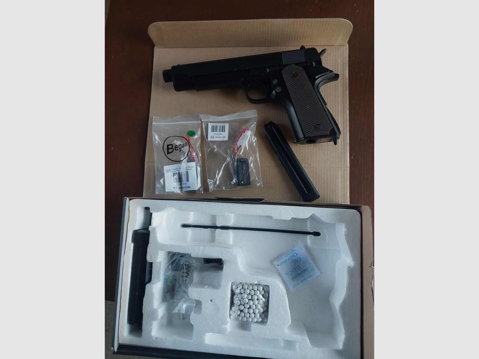 Cyma CM.123 "Gen. 2" AEP w tym Mosfet i Hop-Up -jak nowy-