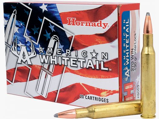 Hornady American Whitetail .270 Win InterLock 140 grs Büchsenpatronen