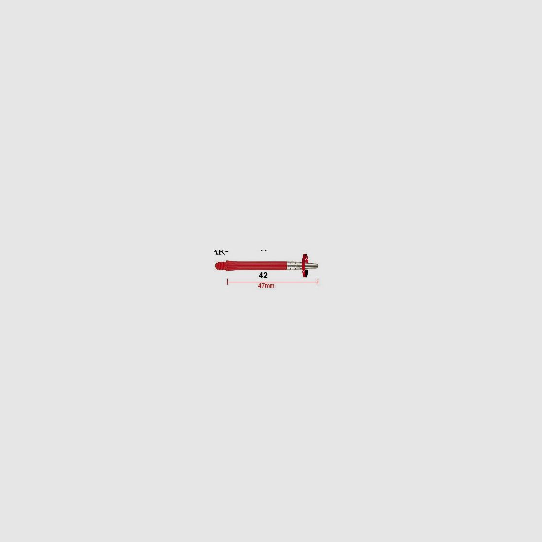 Harrows Darts Technologie Gyro Draaiend Rood Medium=47mm Dart & Accessoires