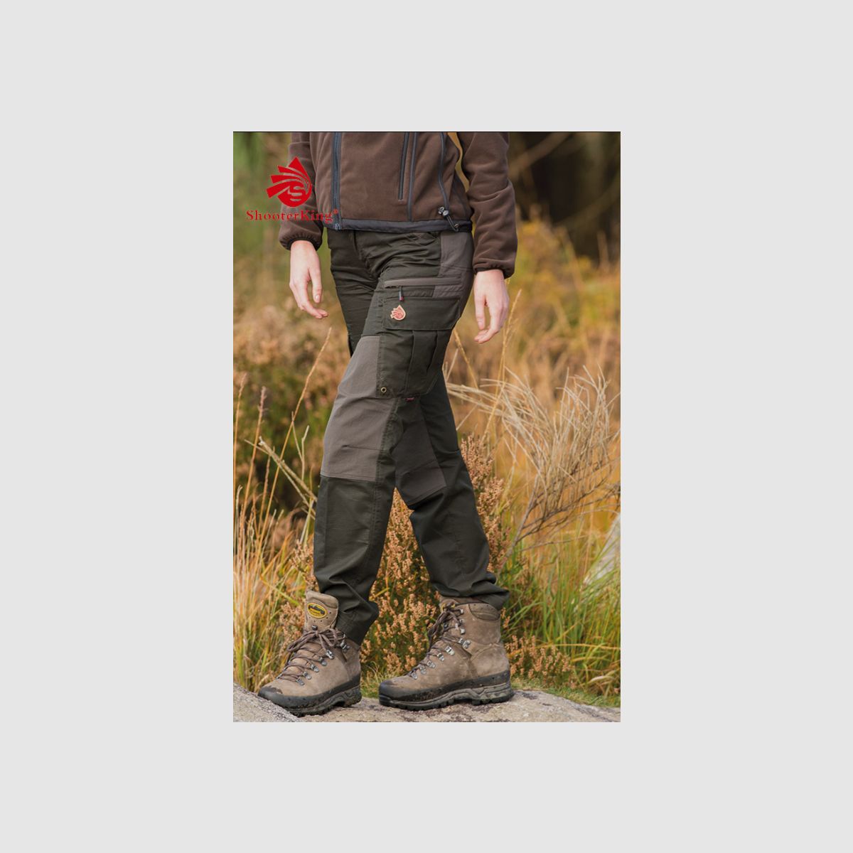 SHOOTERKING RipStop Cordura Stretch Hose Damen Grün