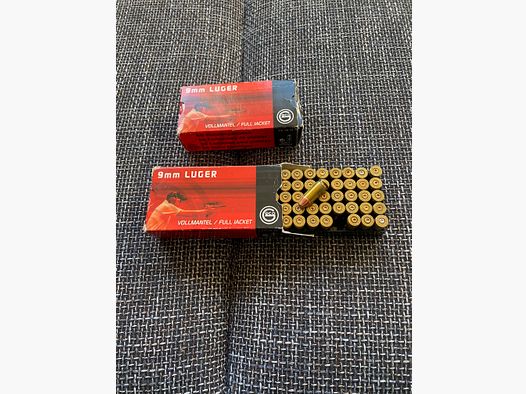 9mm dekomunition luger inkl. Ovp 2x50