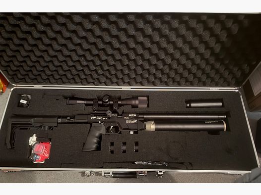 HP Max Mk2 Cal. .35/9mm inkl. walizka i kompresor