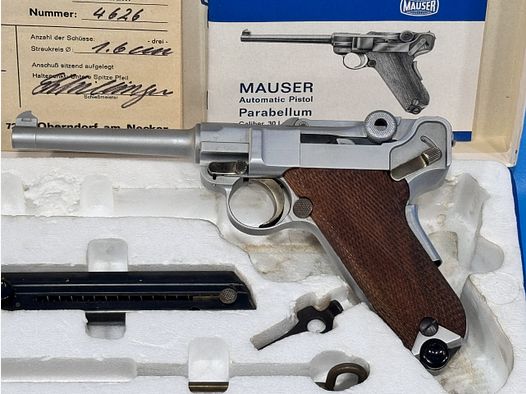 MAUSER P08 SILVER