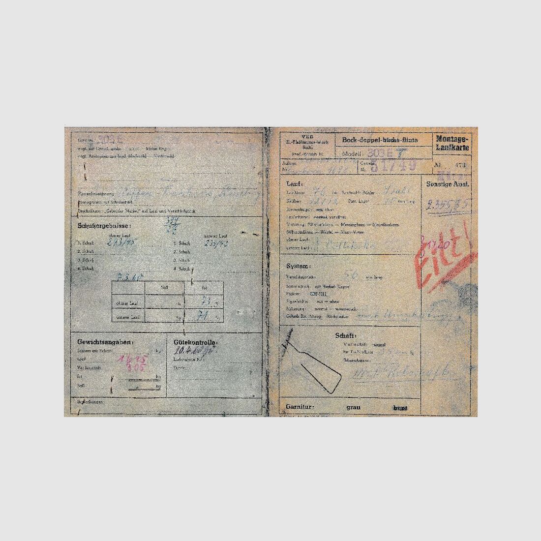 Gebrüder Merkel 303 ET / ES