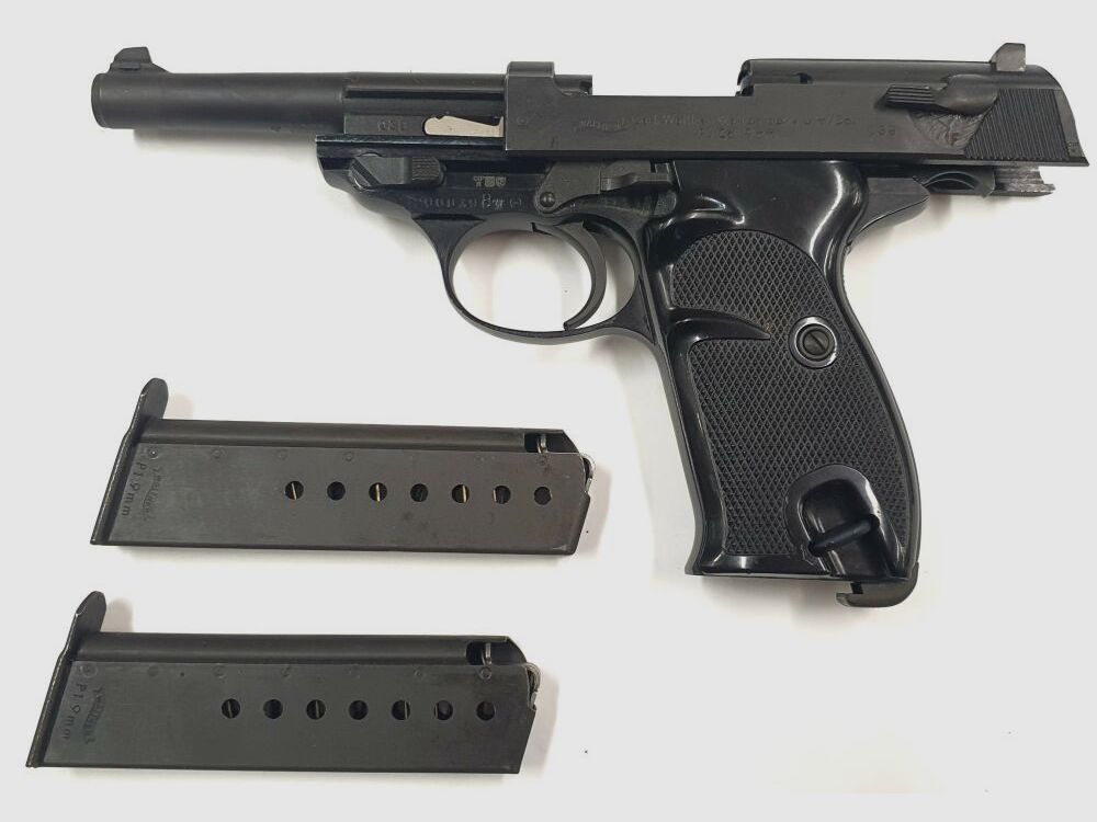 Walther P1 in kaliber inclusief accessoires