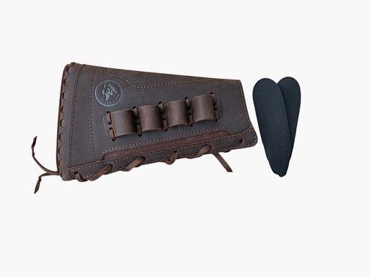 WAYNE’S DOG COUVRE CROSSE CALIBRE 12 -CUIR MARRON – DROITIER