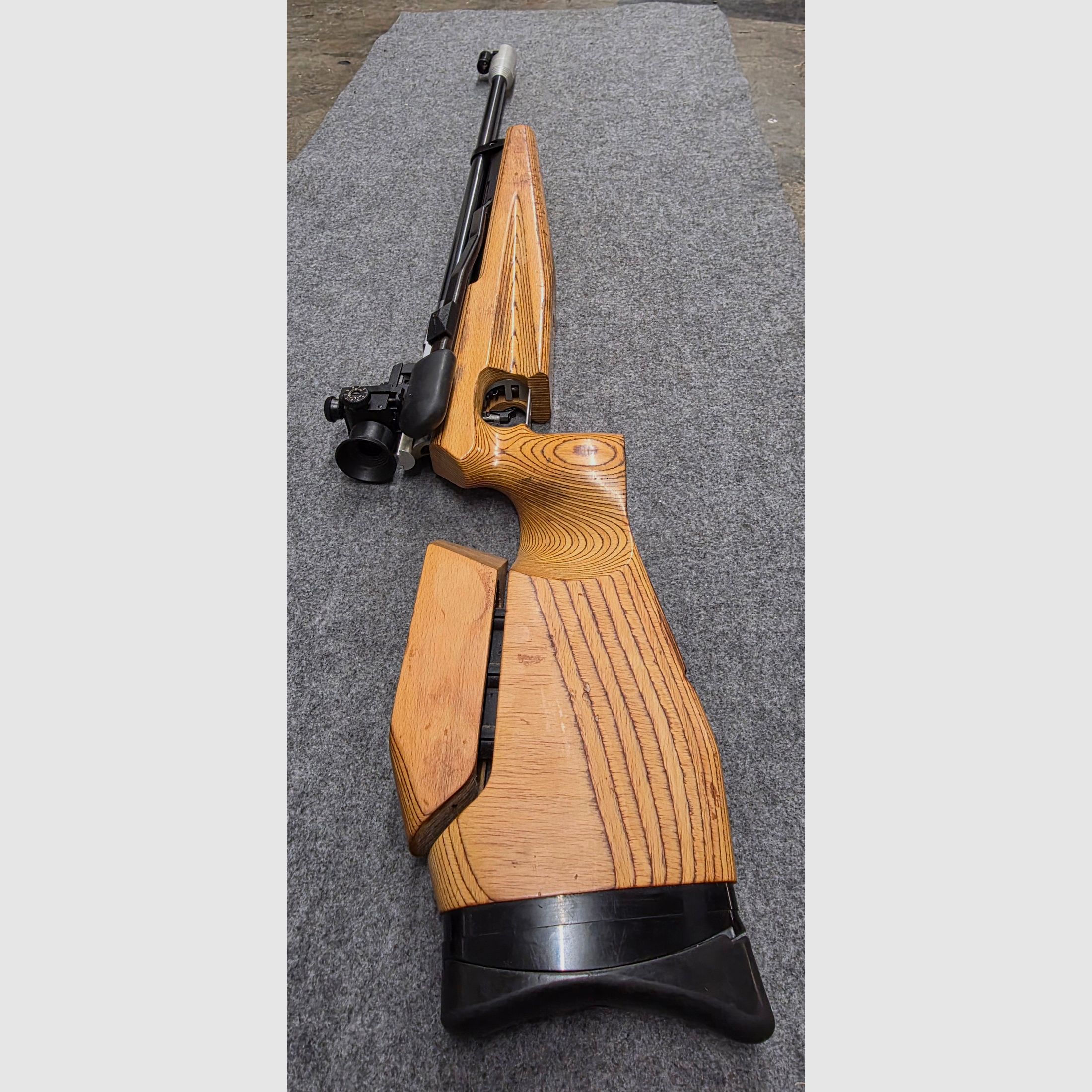 Feinwerkbau FWB Mod. 601 Bedienungsanleitung Luftgewehr Vorkomprimierer Pressluft Match Gewehr