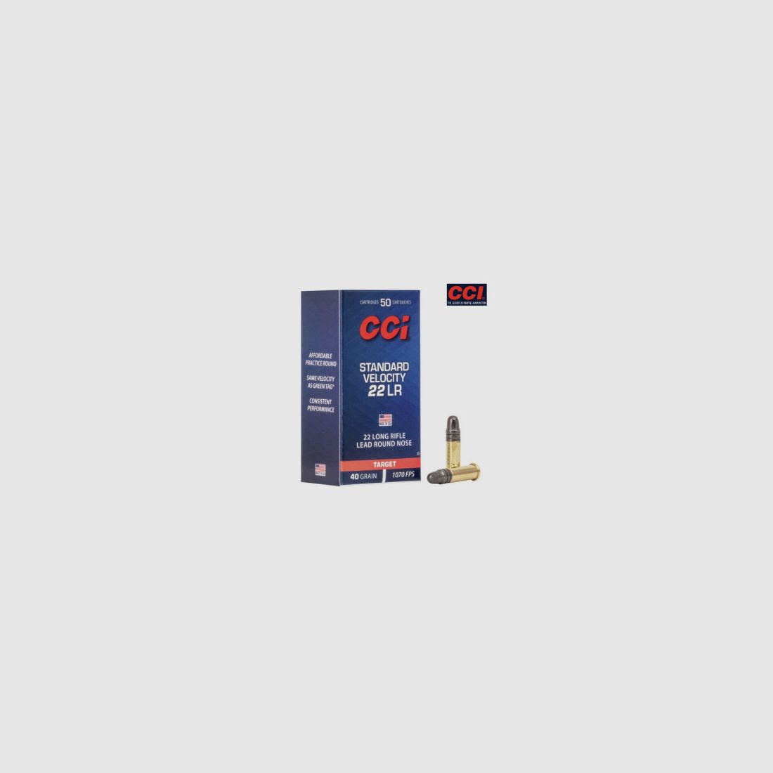 PATRONEN .22 LR CCI STANDARD VELOCITY 40GR, Bild 1 von 2