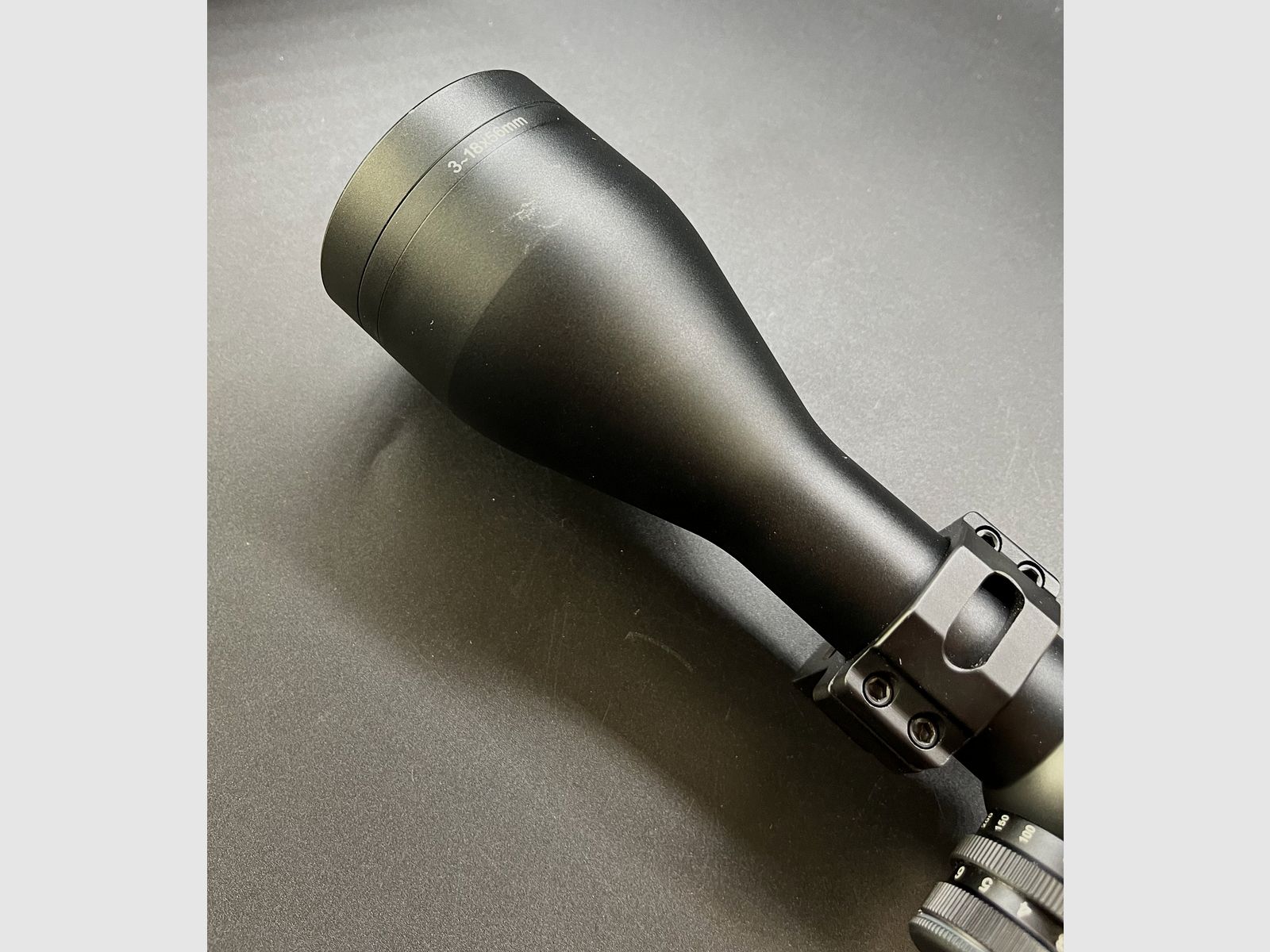 Exhibitor FOCUS In Sight 3-18x56 #4 30mm Parallax with ring mount