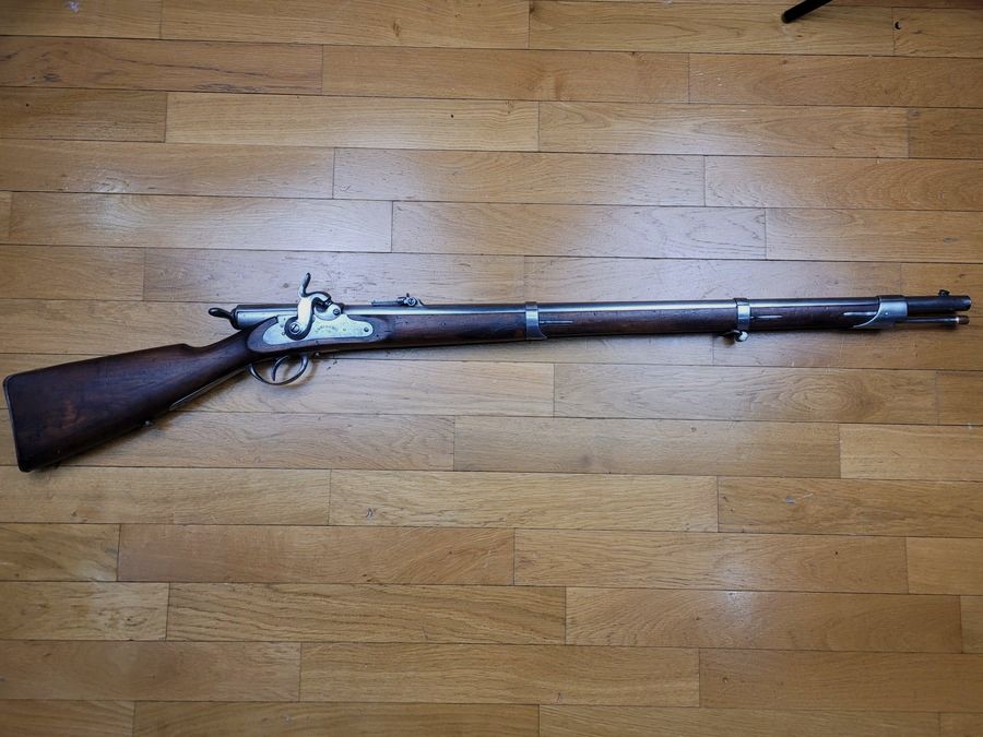 Seltenes bayerisches Gewehr Podewils Lindner 1858 / 67 – Hinterlader – Bayerische Guard – Krieg von 1870/71 – Äußere Zustand, Lauf und Mechanismus einwandfrei – TBE+, Bild 2 von 22