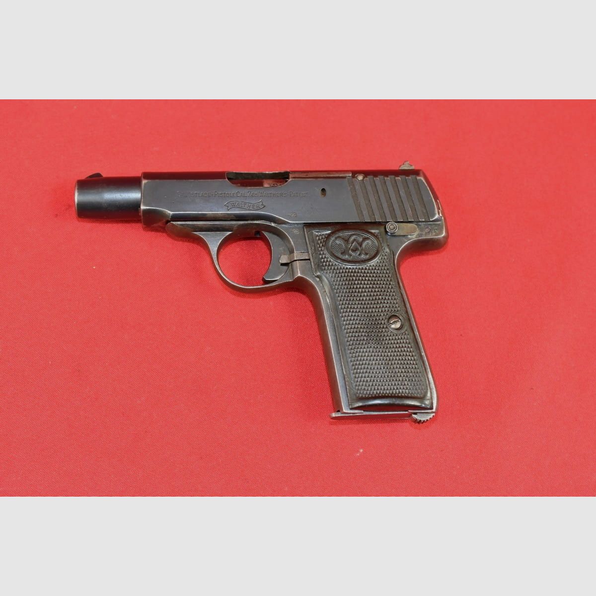 #5227 WALTHER PISTOOL MODEL 4, kal. 7,65, afbeelding 1 van 15