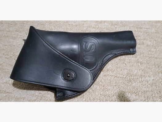 Fondina in pelle vintage US con patta
