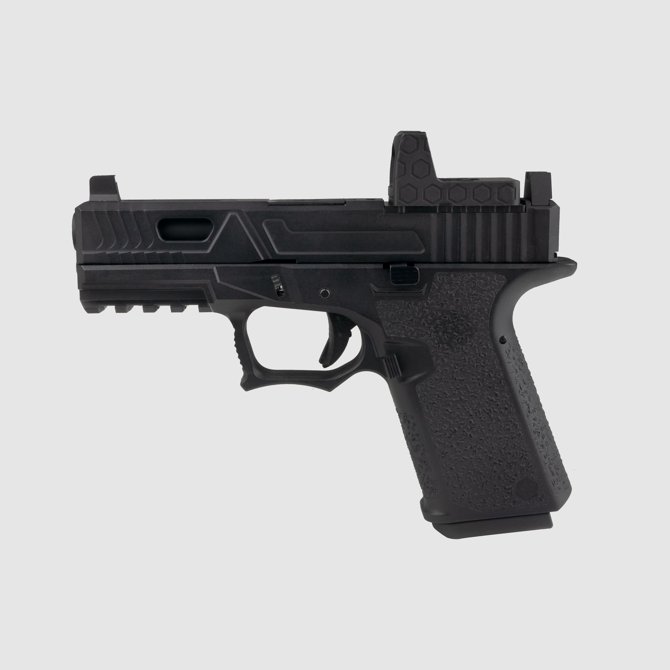 AW Custom VX9 Mod. 3 Precut Schwarz 6mm - Airsoft Gas BlowBack