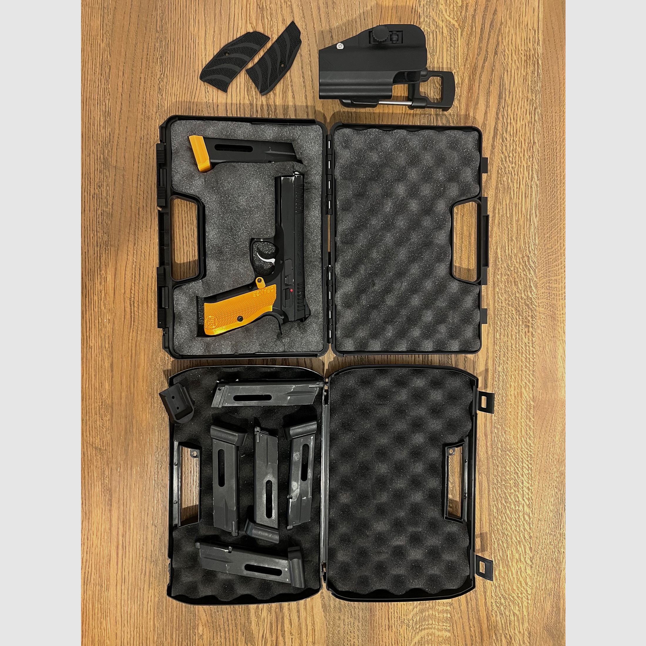 ASG CZ Shadow 2 Orange Komplettset | IPSC / Action Air | 6 magazynków + holster Alpha