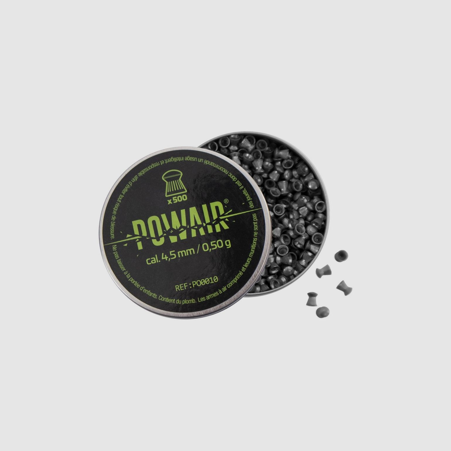 Plombs Powair ronds domed C4.5 x 500