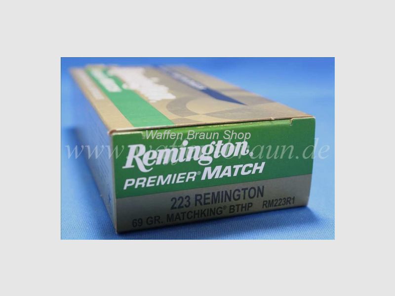 Remington .223 BTHP 69 grain 20 Stk #RM223R1