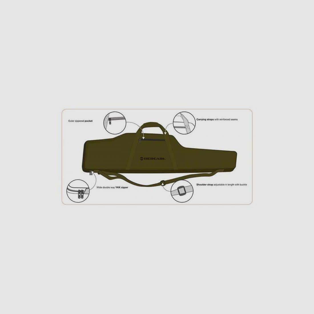 Funda para armas largas Bergara