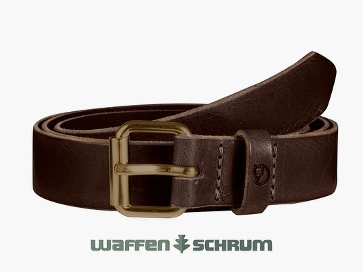 Pasek Fjällräven Singi 2,5 cm Skórzany Brązowy