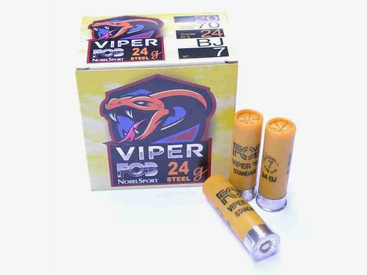 Flugtskydningspatron FOB Viper Kal. 20 str 7 / 24gr 250stk