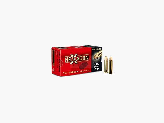 GECO 357 MAGNUM HEXAGON 180GR X50