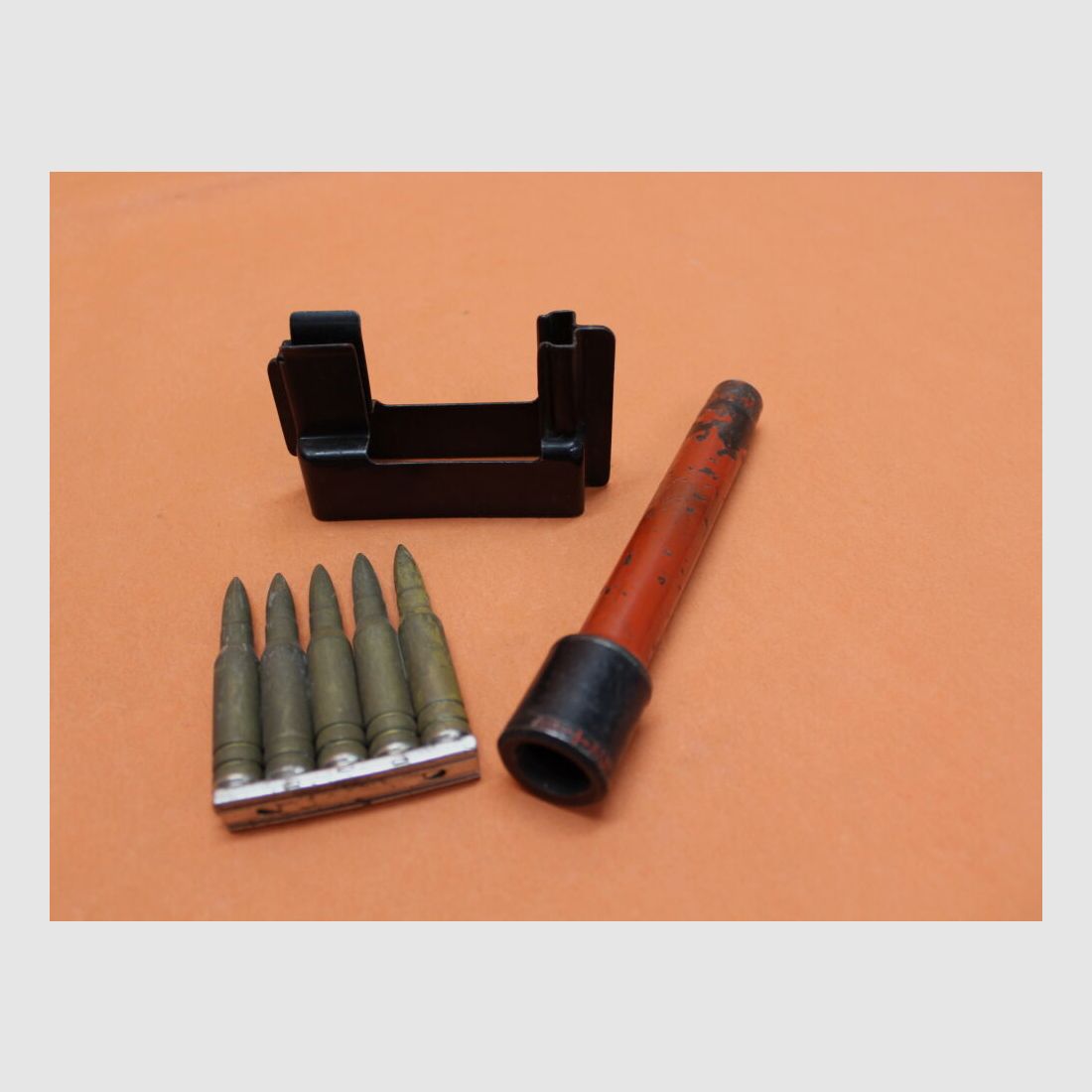 BUND SURPLUS FN FAL (metr.) Conjunto Completo1 para G1/STG58: Bolsa de cargadores/Dispositivo de cartuchos de entrenamiento/Cargador/Cartuchos de entrenamiento