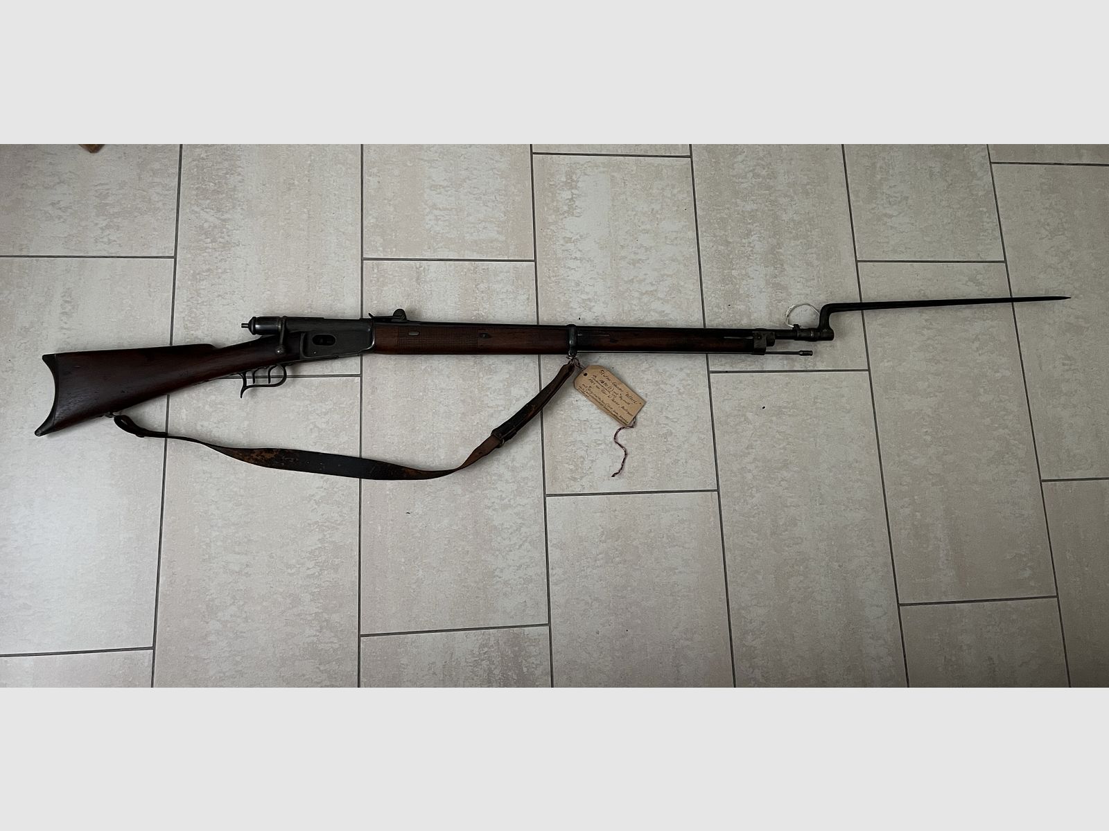 Vetterli-Repetiergewehr Repetierstutzer 1871, Kaliber 10,4 mm , inkl. Bajonett, von Privat/Familienbesitz