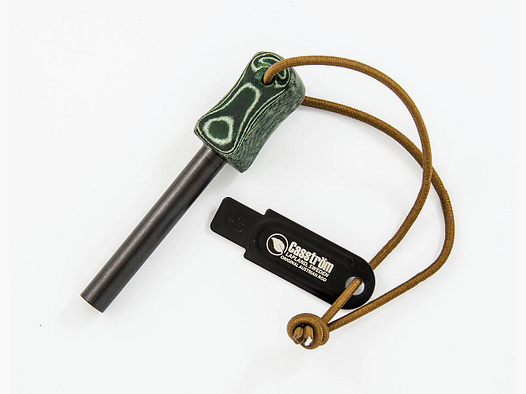 Casström Fire Starter Feuerstarter Micarta grün