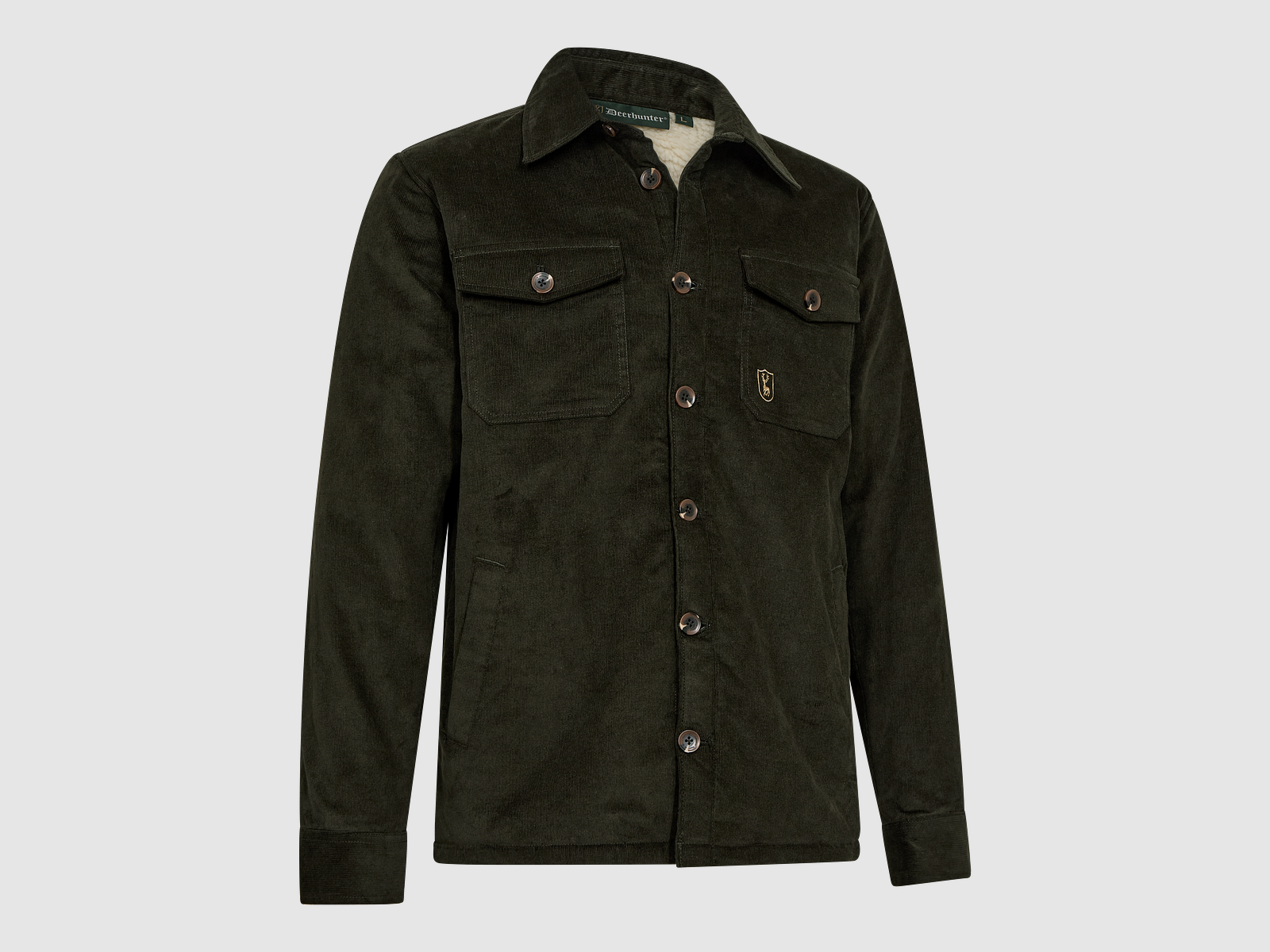 Giacca in corduroy foderata Sherpa - Timber - Taglia: S
